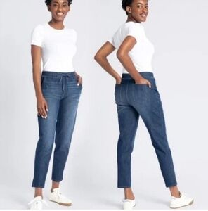 Betabrand Chelsea Crop Denim Yoga Jeans Size XS